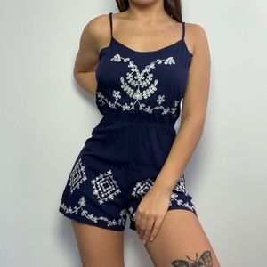 Lace Floral Romper